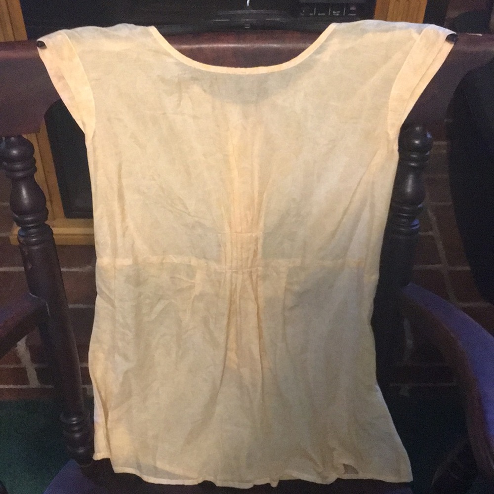Banana republic silk blend top EUC